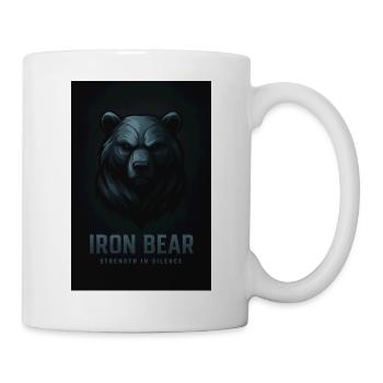 Iron Bear Stärke im Schweigen - Tasse - Weiß - Rechts