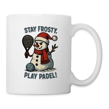 Frosty Snowman Padel Fun - Mug blanc - blanc - Droite