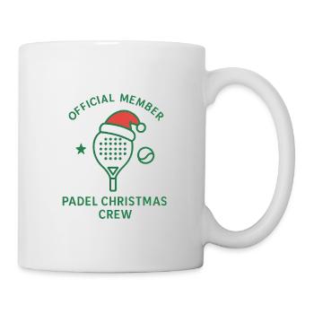 Padel Weihnachts Crew Logo - Tasse - Weiß - Rechts