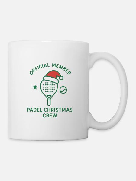 Padel Christmas Crew Logo - Mug - white
