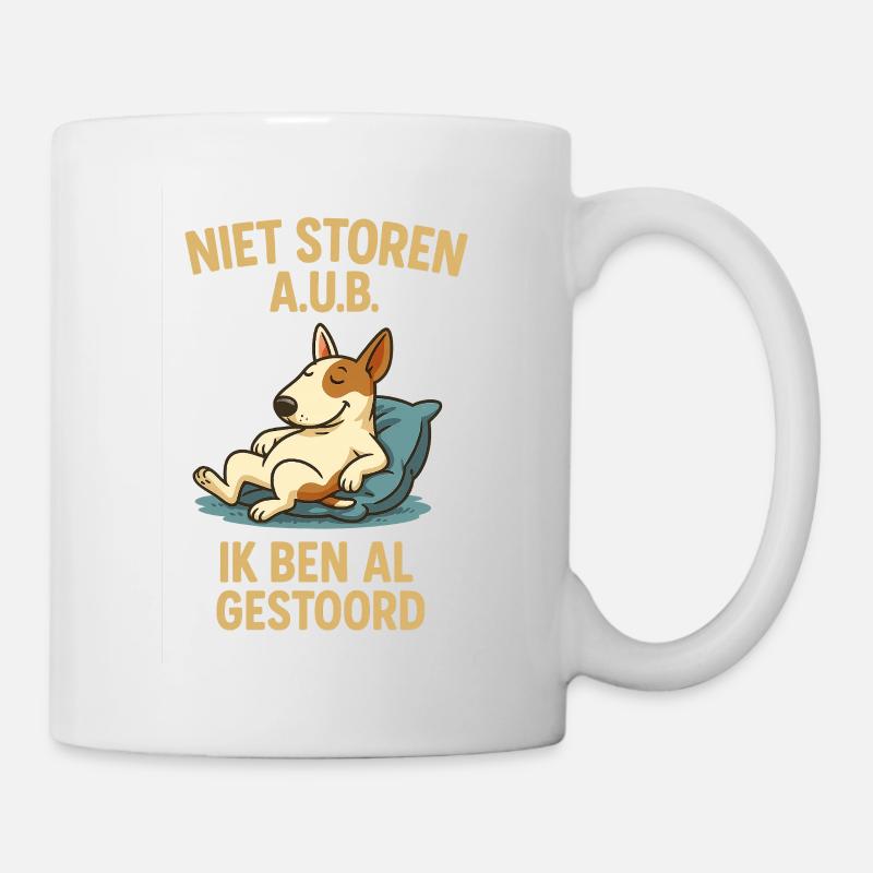 Nicht stören Sie den Bullterrier - Tasse - Weiß