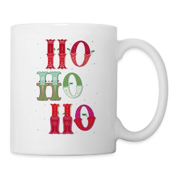Weihnachtliches Ho Ho Ho - Tasse - Weiß - Rechts