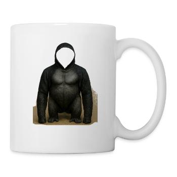 Shadow Gorilla Hoodie Design - Mug - white - Right