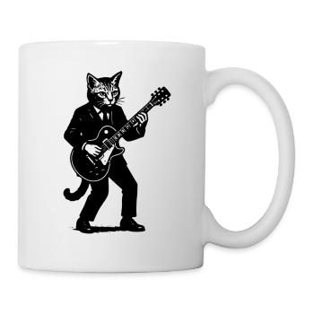 Jupe chat dans un tailleur - Mug blanc - blanc - Droite