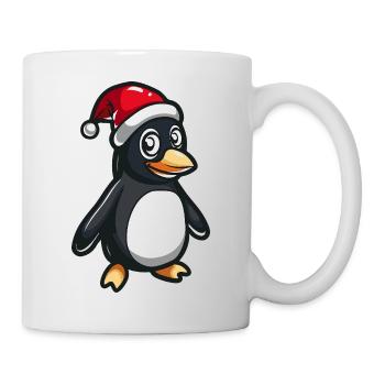 Pinguin Weihnachten - Tasse - Weiß - Rechts