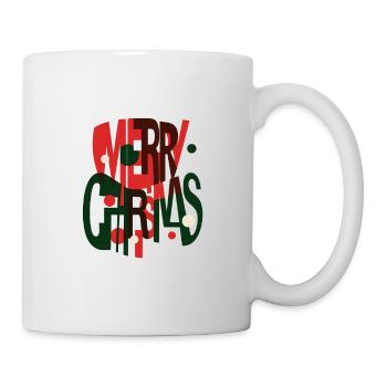 Merry Christmas – Futuristic Xmas Design - Mug - white - Right