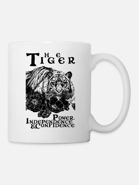 LE TIGRE - Mug blanc - blanc