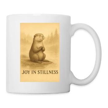 Joy in Silence Meditation Animal - Mug - white - Right