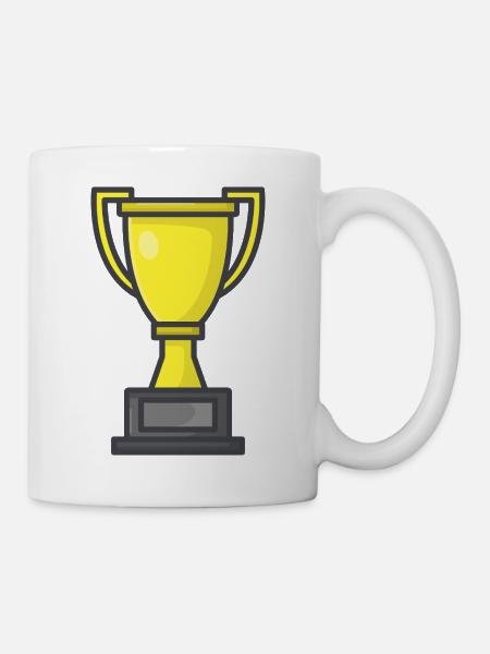 Trophäe - Tasse - Weiß