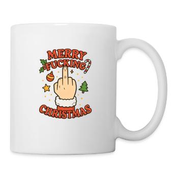 Joyeux Noël Majeur - Mug blanc - blanc - Droite