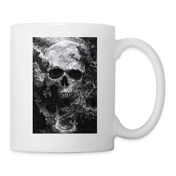 Horror Portrait Skull - Mug - white - Right