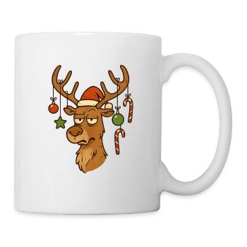 Weihnachten Rudolf Merry Christmas - Mug - white - Right