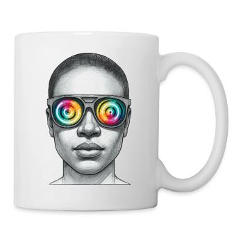 RAINBOW VISION – Geek & Science-Fiction - Tasse - Weiß - Rechts