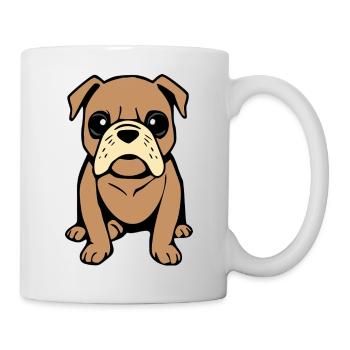 T-shirt Bulldog Dog Cadeau de Noël - Mug blanc - blanc - Droite