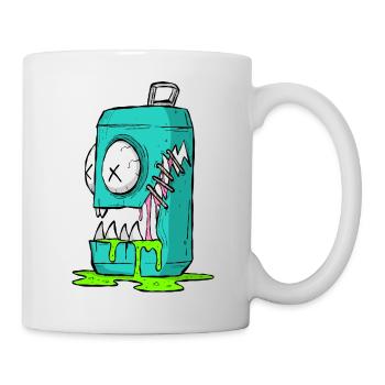 Monster Dose Cartoon Comic - Tasse - Weiß - Rechts