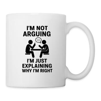 I'll just explain: I'm right - Mug - white - Right