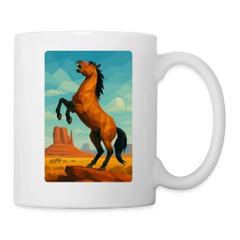 Polynature Cheval Sauvage - Mug blanc - blanc - Droite