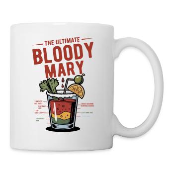 The Ultimate Bloody Mary Rezept - Tasse - Weiß - Rechts