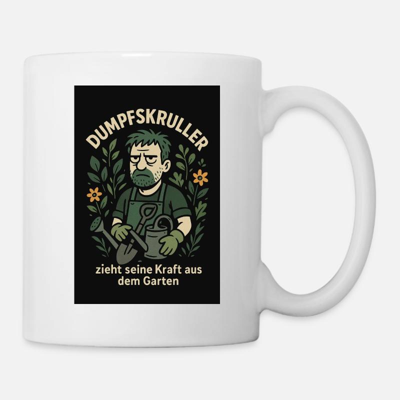 Jardinier Power Garden - Mug blanc - blanc
