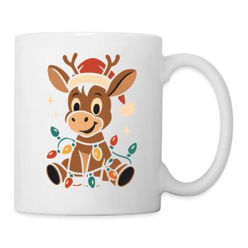 Donkey Donkey Elf Christmas Costume Outfit - Mug - white - Right