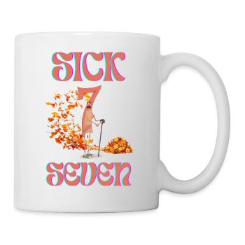 67 Sick Seven - Tasse - Weiß - Rechts