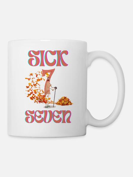 67 Sick Seven - Tasse - Weiß