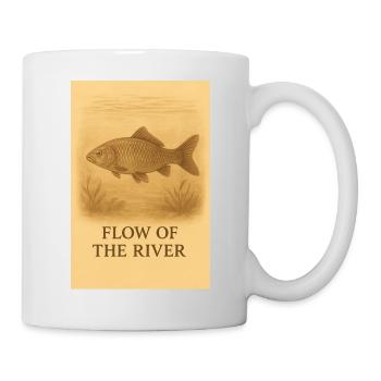 Bach des Flusses Vis - Tasse - Weiß - Rechts