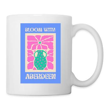 Bloom With Aberdeen Aesthetic Flowers #1 - Mug - white - Right