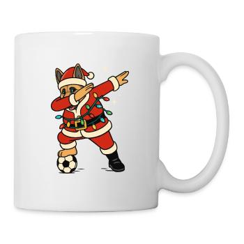 Football de football du Père Noël Shepherd - Mug blanc - blanc - Droite