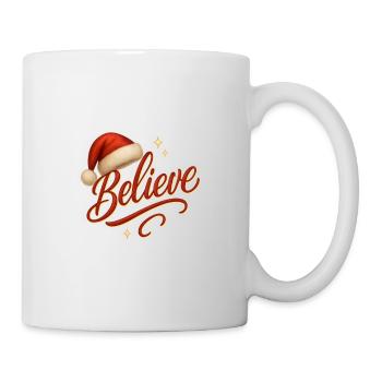 Weihnachtsmütze Merry Christmas - Tasse - Weiß - Rechts