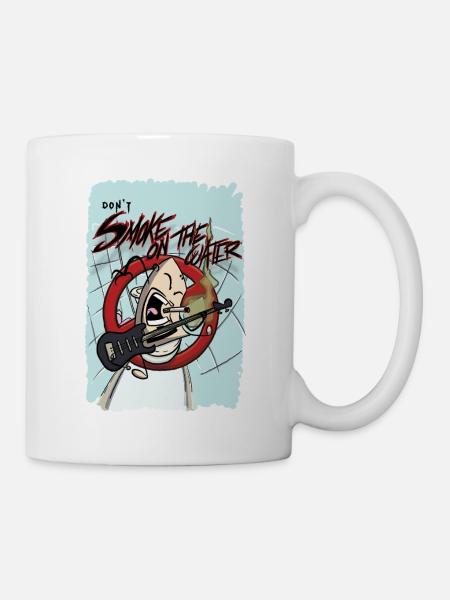 Nicht Somke aufs Wasser - Tasse - Weiß