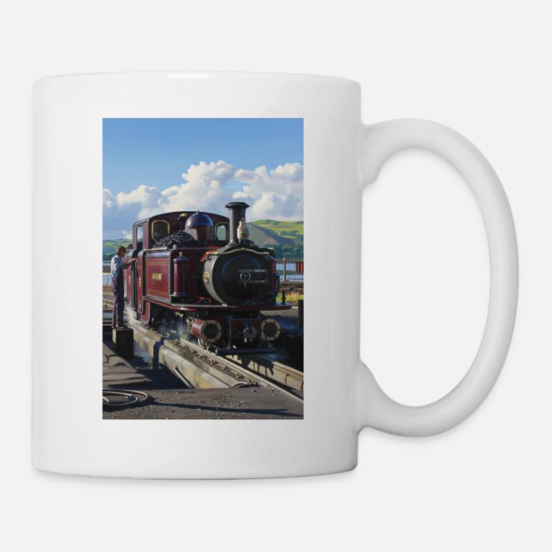 Merddin Emrys au Boston Lodge - Mug blanc - blanc