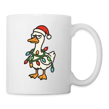 Noël à la Oie Dire Noël Humour drôle Drôle - Mug blanc - blanc - Droite