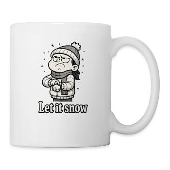 Noël Laisse tomber - Mug blanc - blanc - Droite
