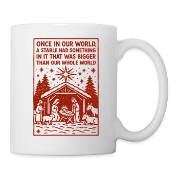 Bigger than our whole world 1 - Mug - white - Right