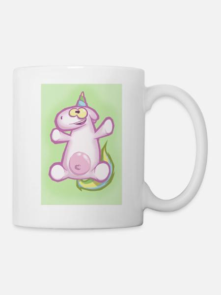 Das Einhorn - Tasse - Weiß