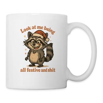Regarde-moi être festif - Mug blanc - blanc - Droite