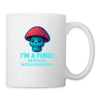 Künstliche Pilzfreundin Fungi AI - Tasse - Weiß - Rechts