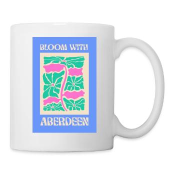 Bloom With Aberdeen Aesthetic Flowers #4 - Mug - white - Right