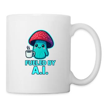KOWAI Pilz Kaffee Boost - Tasse - Weiß - Rechts