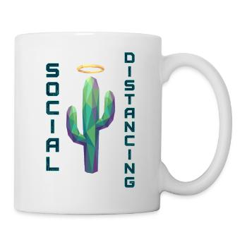 Social Distancing Cactus - Mug - white - Right