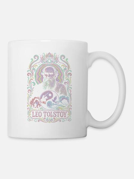 Léon Tolstoï - Mug blanc - blanc