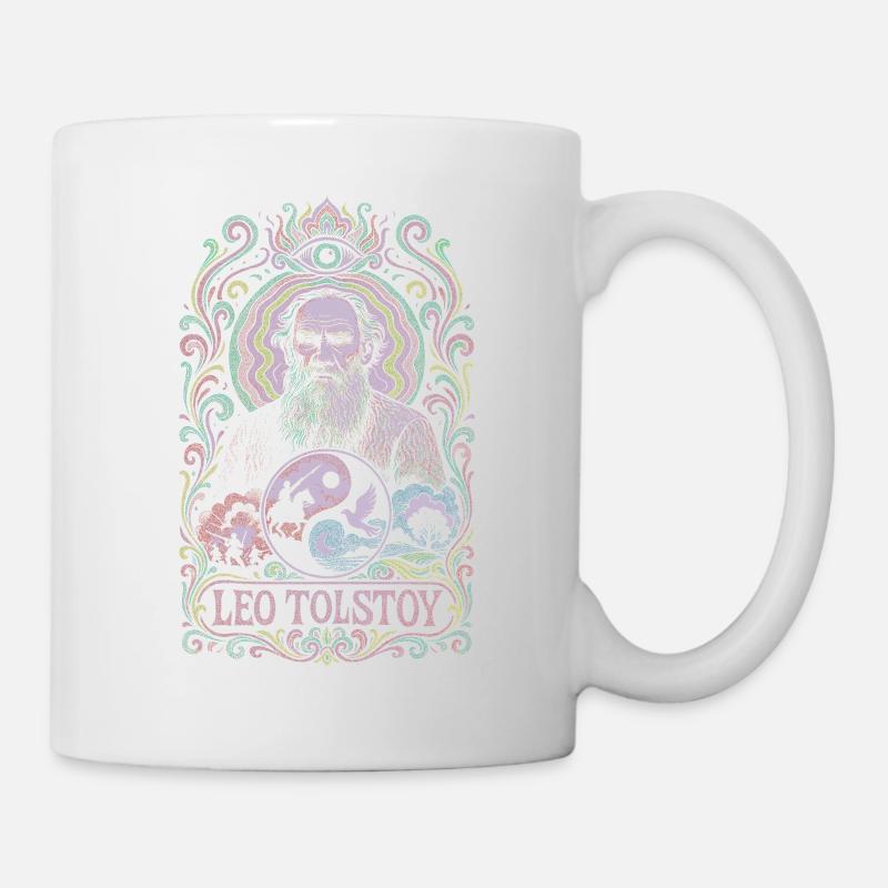 Léon Tolstoï - Mug blanc - blanc