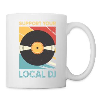 Cadeaux de la tenue DJ - Mug blanc - blanc - Droite