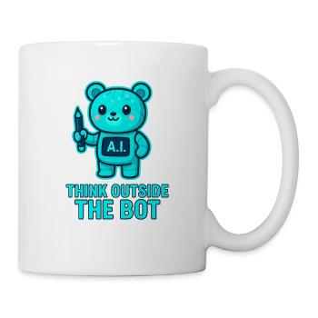 Think Outside the Bot Bear AI - Mug - white - Right