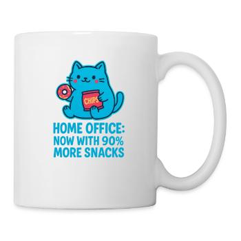 Cat Snack Home Office Humor - Mug - white - Right