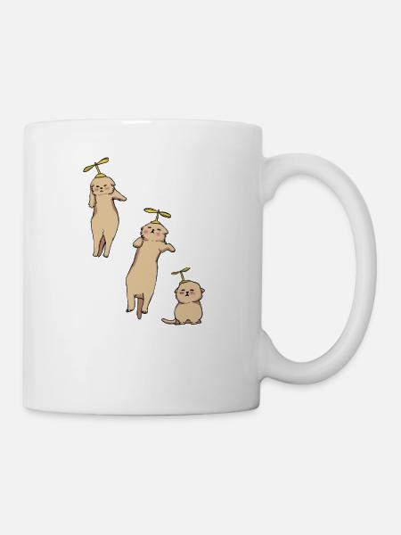 Kittens Helicopter - Tasse - Weiß