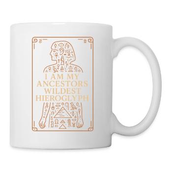 Pharaoh Archaeology in Ancient Egypt - Mug - white - Right