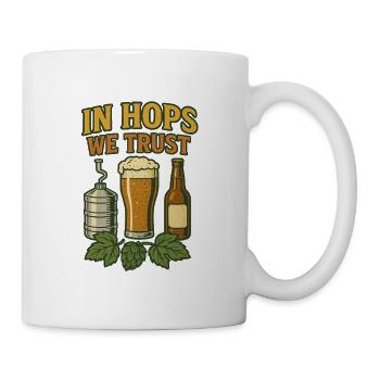 In Hops we trust - Tasse - Weiß - Rechts