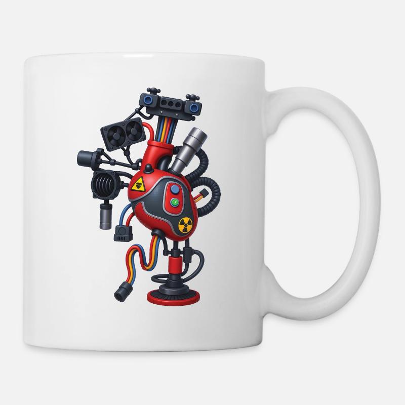 NERD HEART - geek & scifi - Mug - white